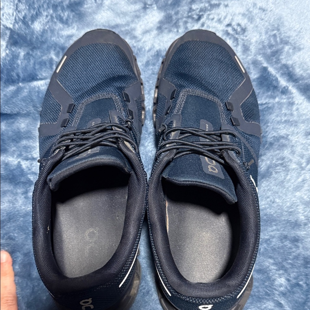 On Cloud 6 Running Men's Dark Blue Athletic Shoes - Picture 6 of 8
